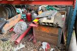 Parti anleggsutstyr, kjetting, kabler og byggeplassmateriell