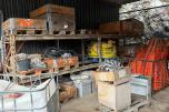 Parti anleggsutstyr, kjetting, kabler og byggeplassmateriell