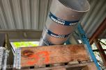 Parti anleggsutstyr, kjetting, kabler og byggeplassmateriell