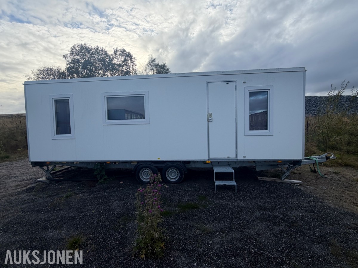 Scanvogn - Mannskapsbrakke med kjøkken, bad og 2 separate soverom