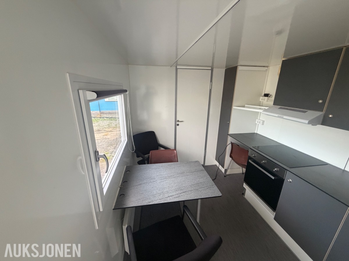 Scanvogn - Mannskapsbrakke med kjøkken, bad og 2 separate soverom
