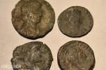 Romerske mynter 4 stk Ca 1700 år gamle