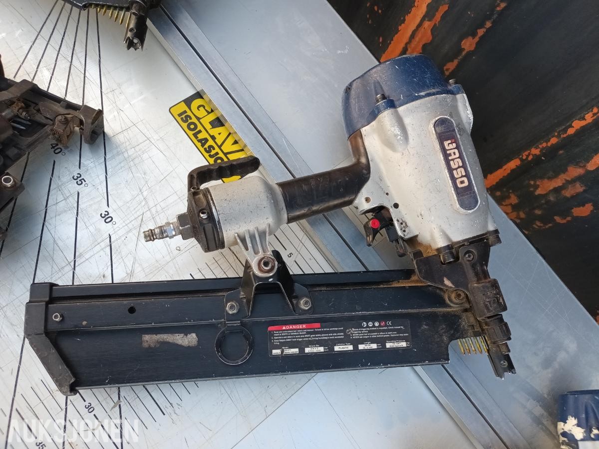 komplett Spiker anlegg Kompressor, pistoler og slanger