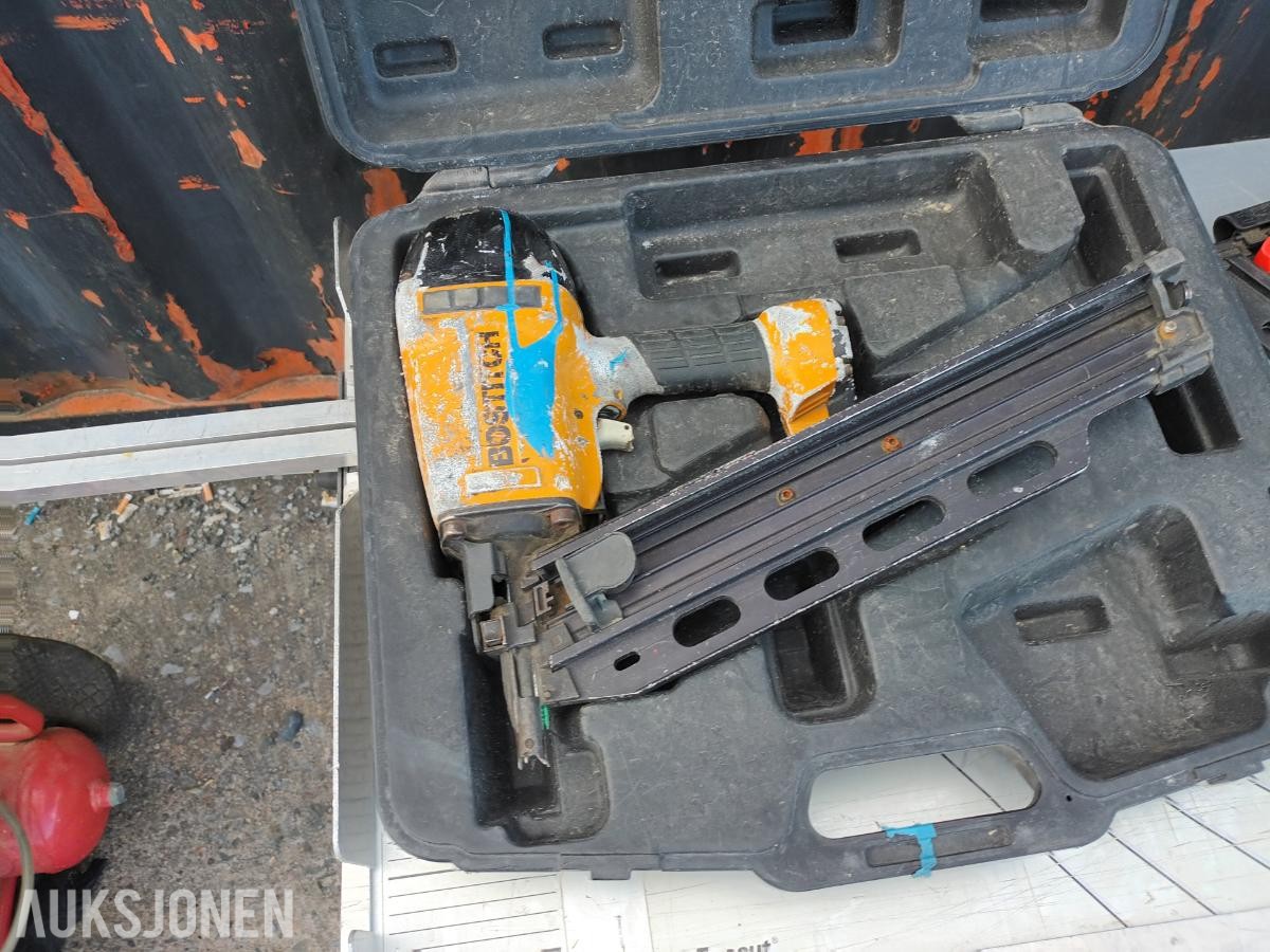 komplett Spiker anlegg Kompressor, pistoler og slanger