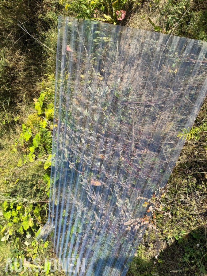 Plasttak - klare korrugerte plater