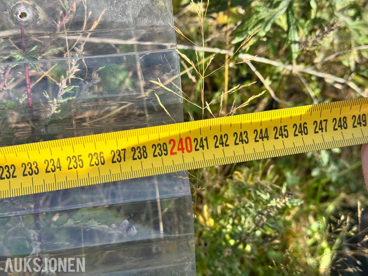 Plasttak - klare korrugerte plater