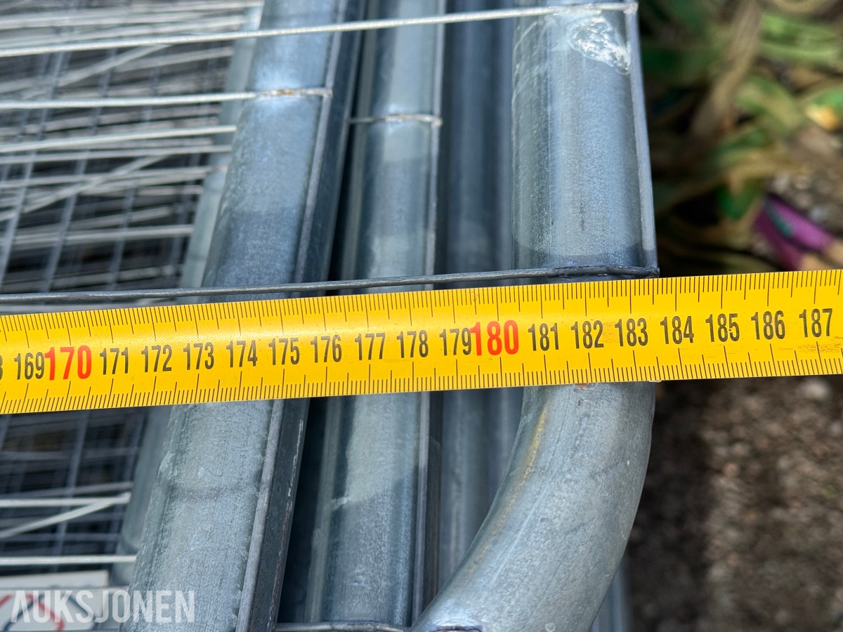310 byggegjerder, føtter og Trafikkgjerder - Ca 1000+ lengdemeter