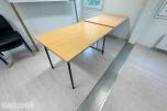 Stort parti kontorutstyr pulter/bord/kontorstoler/kantinestoler