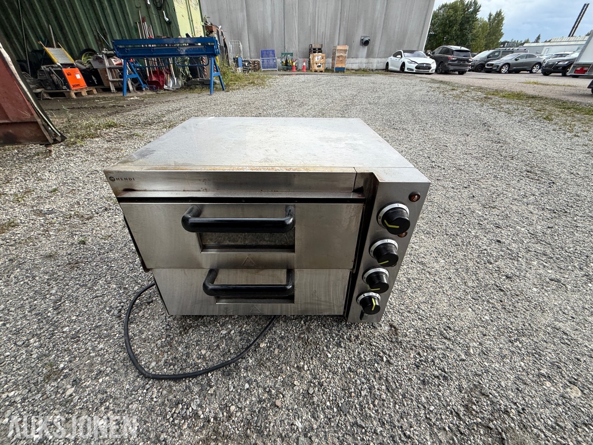 Hendi dobbel pizzaovn – 3000W / 230V