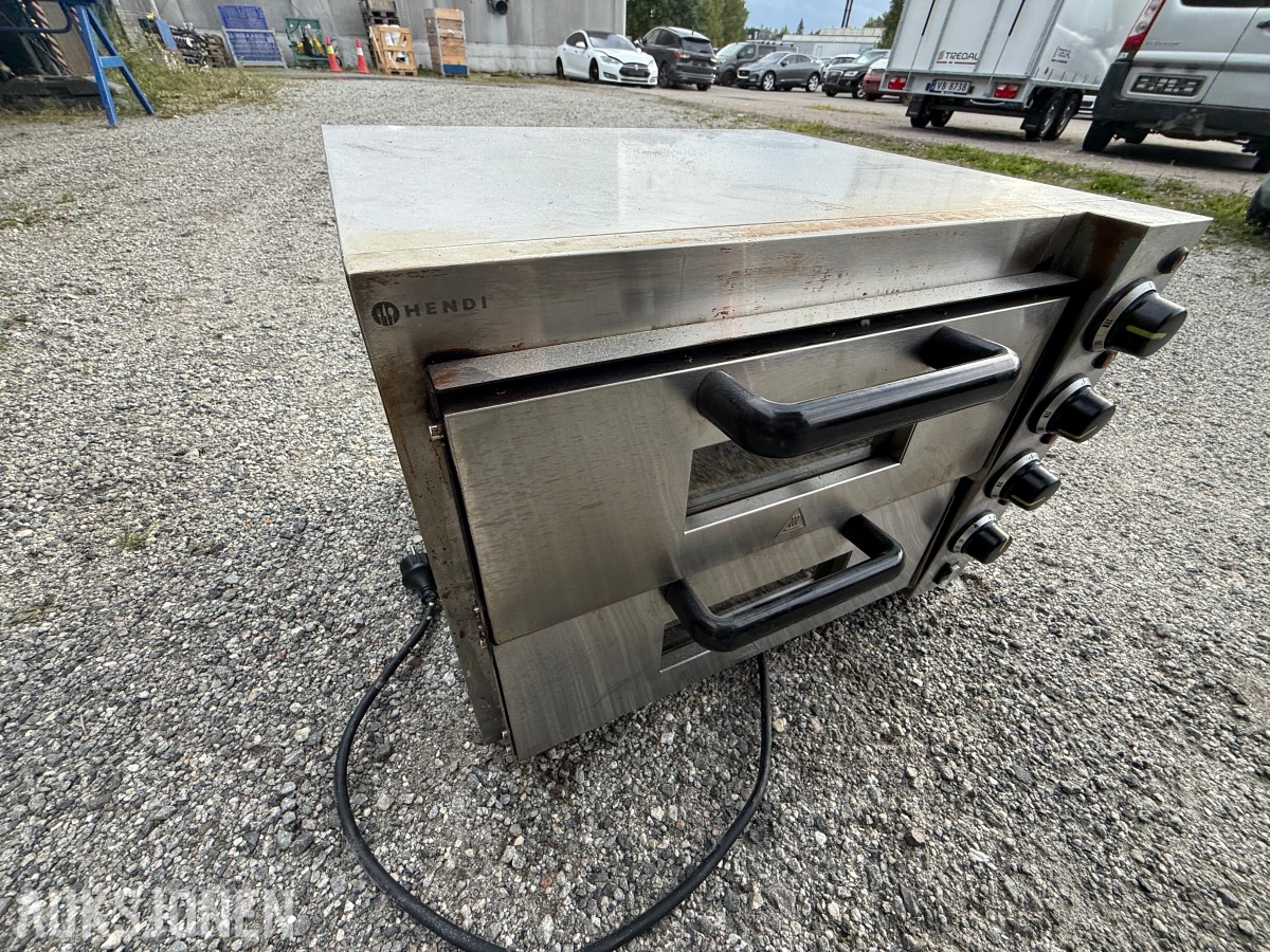 Hendi dobbel pizzaovn – 3000W / 230V