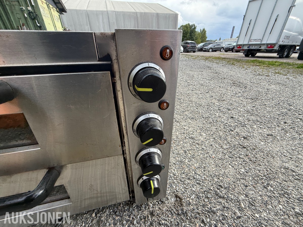 Hendi dobbel pizzaovn – 3000W / 230V