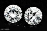 TO DIAMANTER PÅ 2,98CT TOTALT | D/VVS2 | IDEAL CUT | IGI!