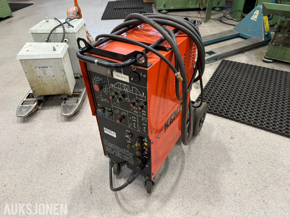 Kemppi Kempotig AC/DC 250 – 250A TIG-sveiseapparat – AC/DC