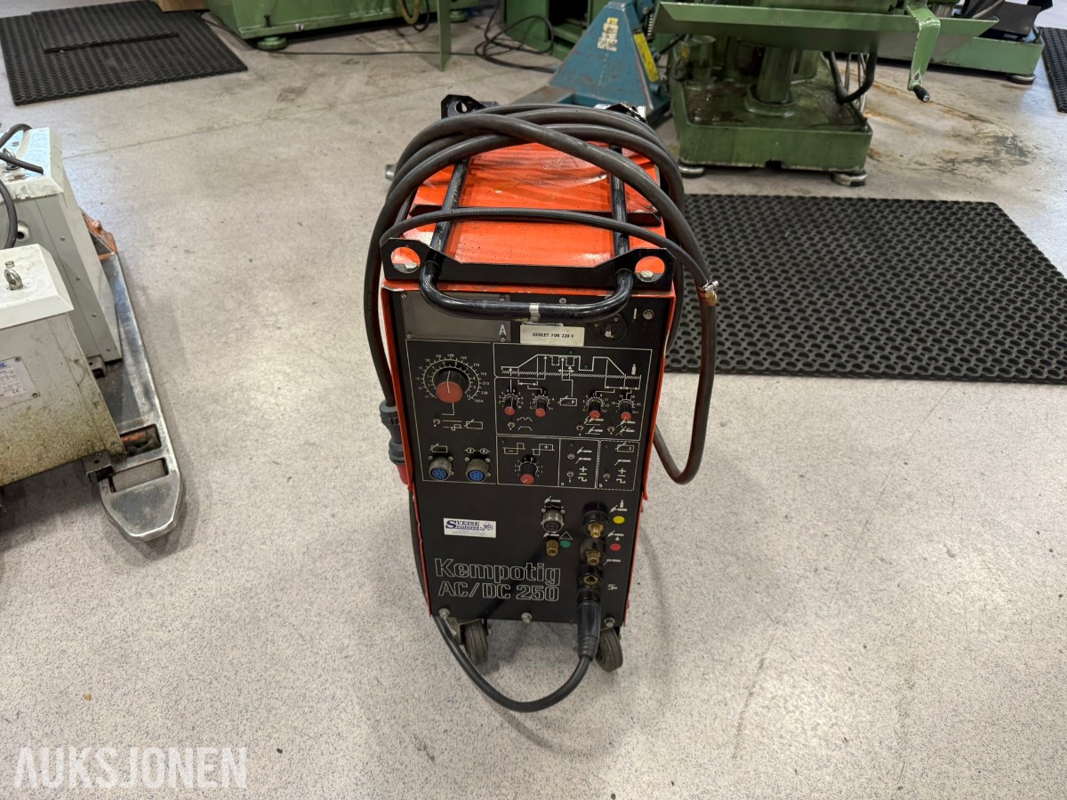 Kemppi Kempotig AC/DC 250 – 250A TIG-sveiseapparat – AC/DC