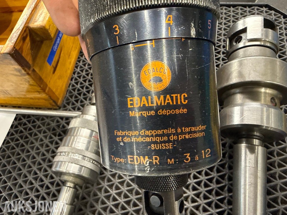 Parti gjengeutstyr ISO/MK4 – Edalco Edalmatic M3–M12 – Slater gjengehode