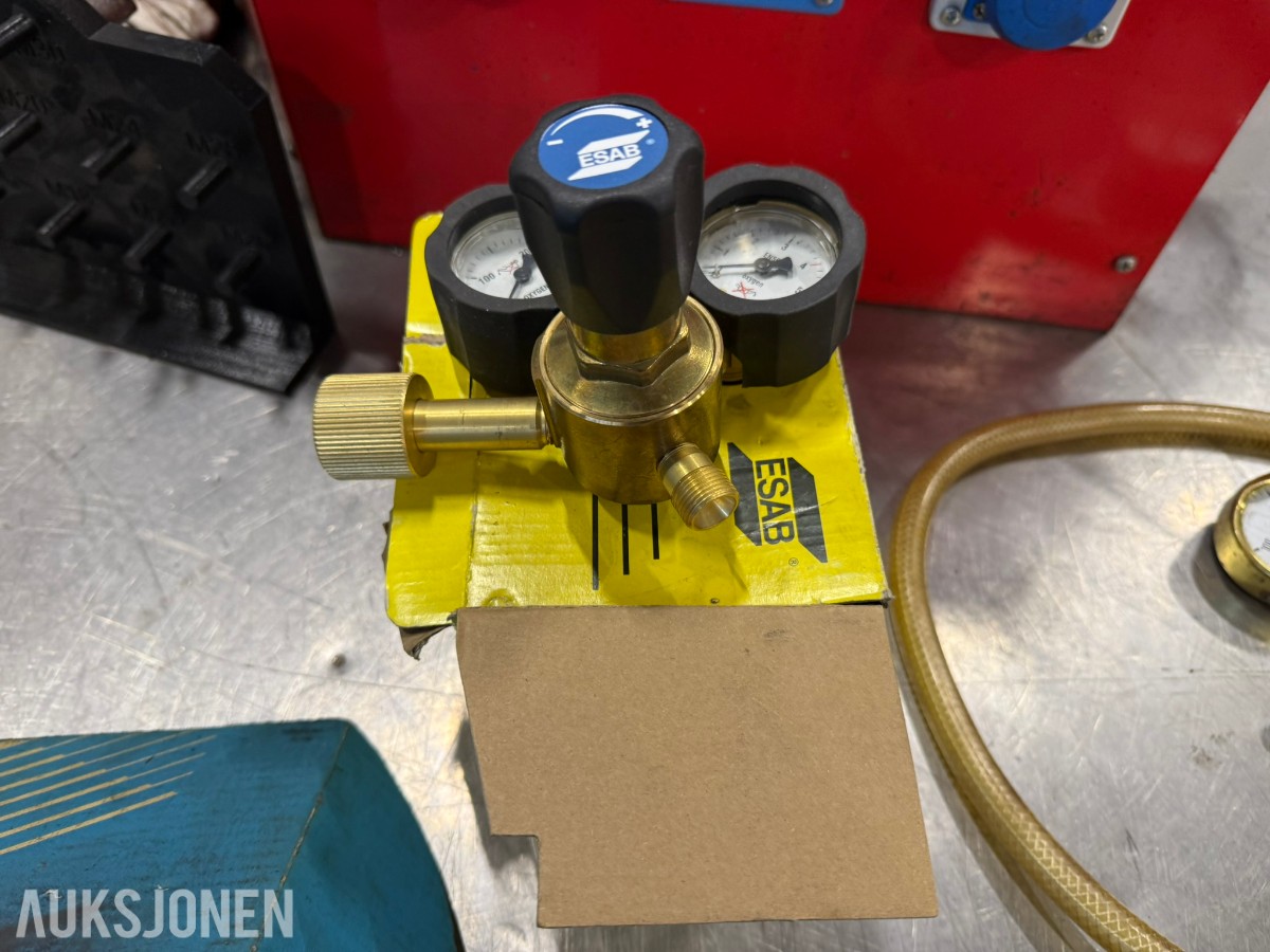 arti gassregulatorer / reduksjonsventiler – Oksygen, acetylen og argon – ESAB m.fl.