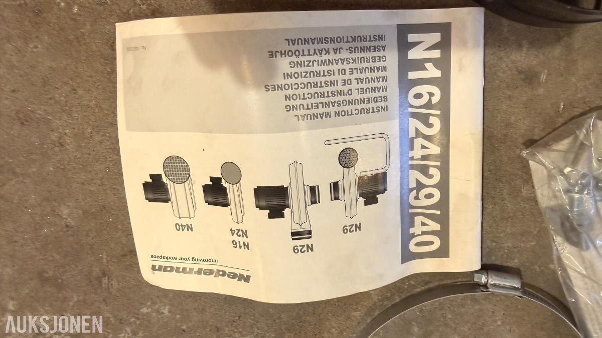 Nederman N24 sentrafugalvifte/ sveiseavsug.