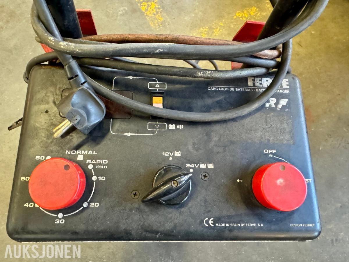 Ferve F-925 batterilader - startbooster på hjul