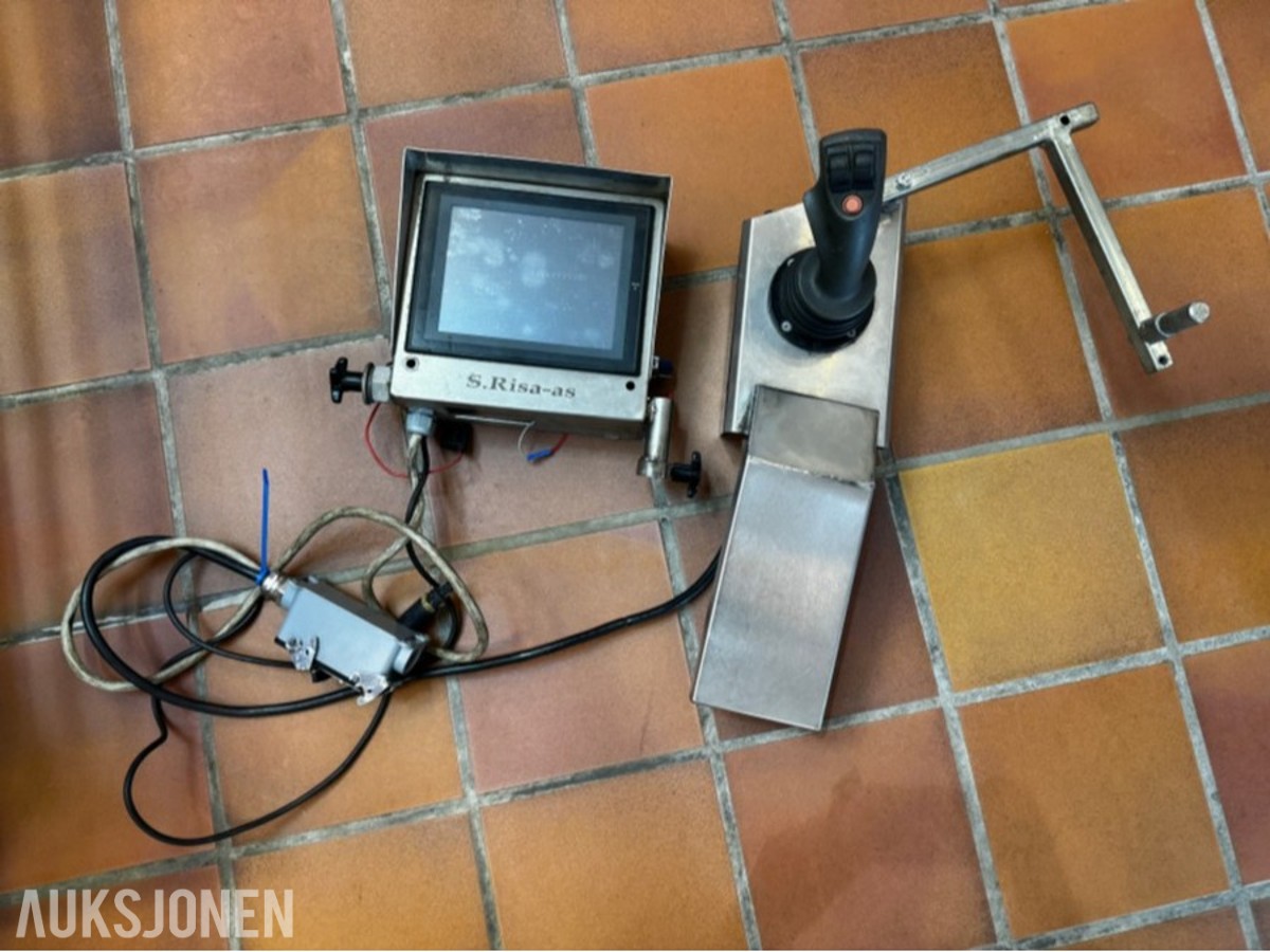 2008 Risa Uniarm 400 skiltvasker / Vaskemodul med styrepanel/Joystick