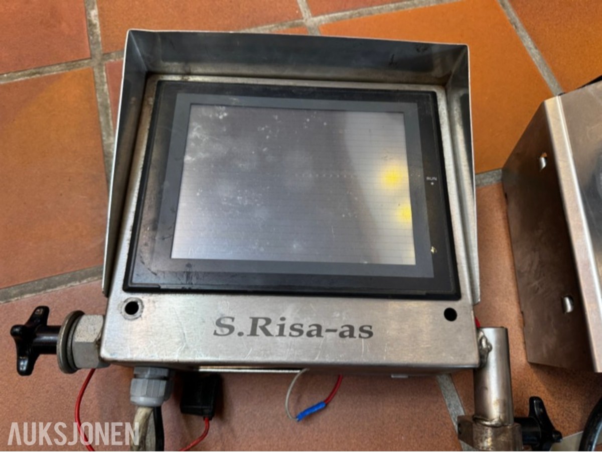 2008 Risa Uniarm 400 skiltvasker / Vaskemodul med styrepanel/Joystick