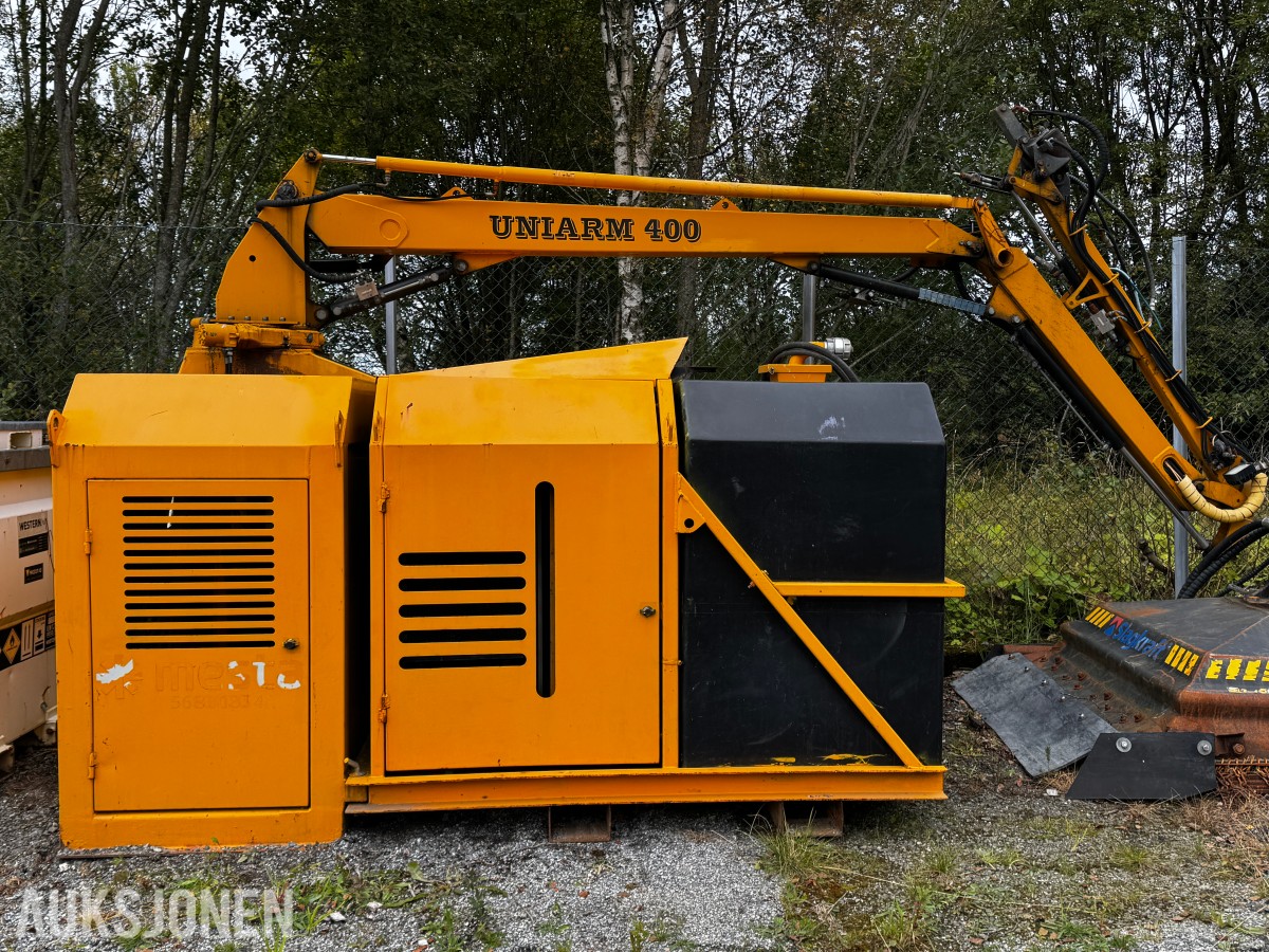 2008 Risa Uniarm 400 skiltvasker / Vaskemodul med styrepanel/Joystick