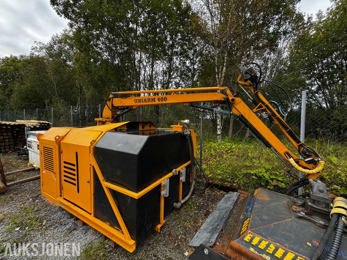 2008 Risa Uniarm 400 skiltvasker / Vaskemodul med styrepanel/Joystick