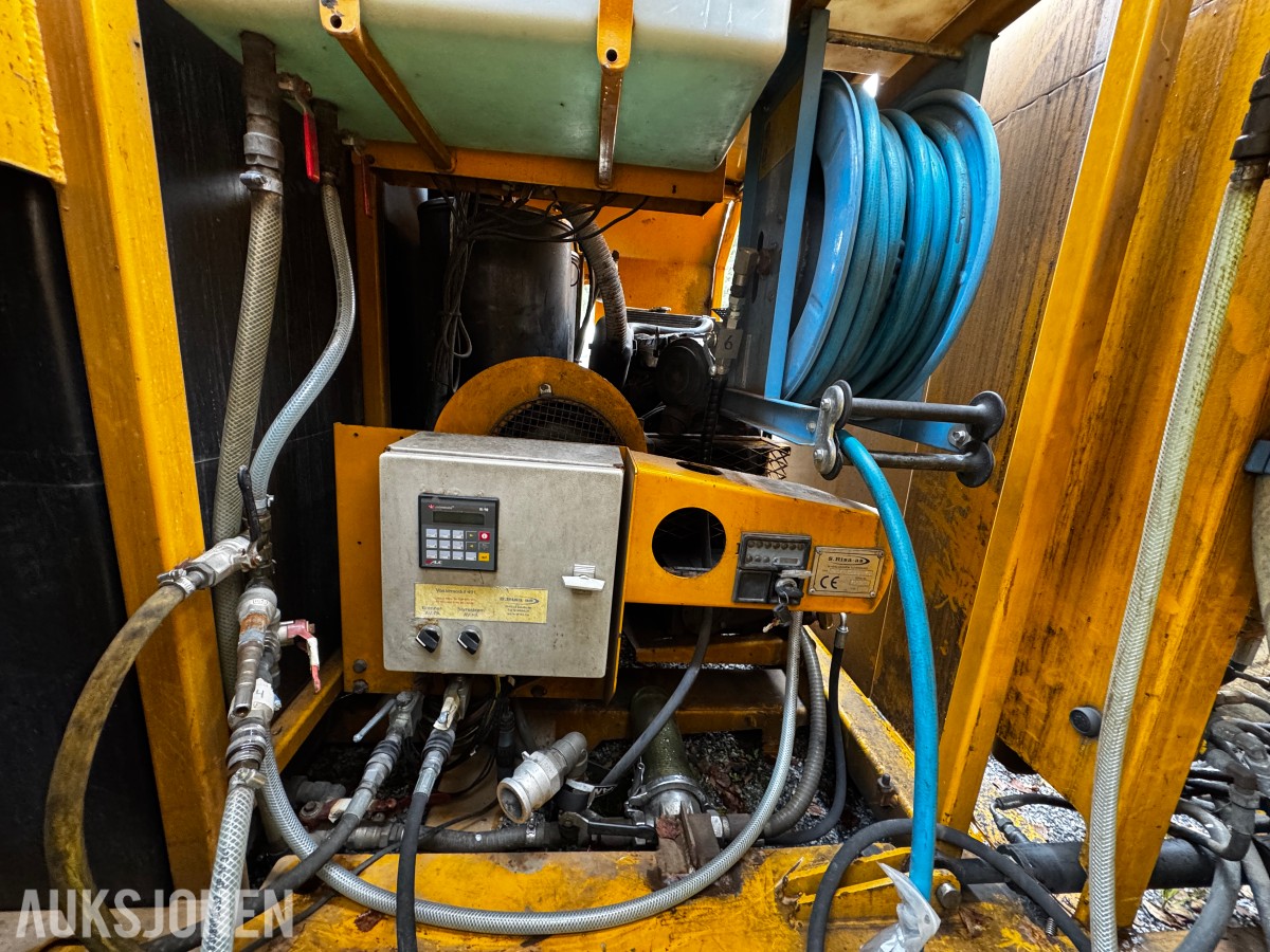 2008 Risa Uniarm 400 skiltvasker / Vaskemodul med styrepanel/Joystick