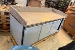 PZH3600TN Pizzakjølebenk – 3 dører – granittplate – 580 liter