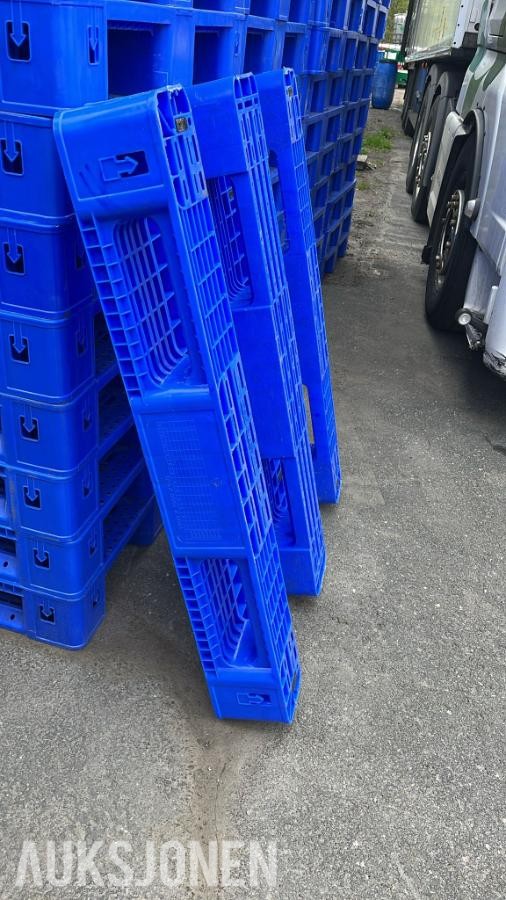 Plast paller blå `120x80- 40 stk