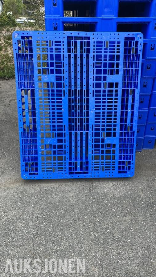 Plast paller blå `120x80- 40 stk