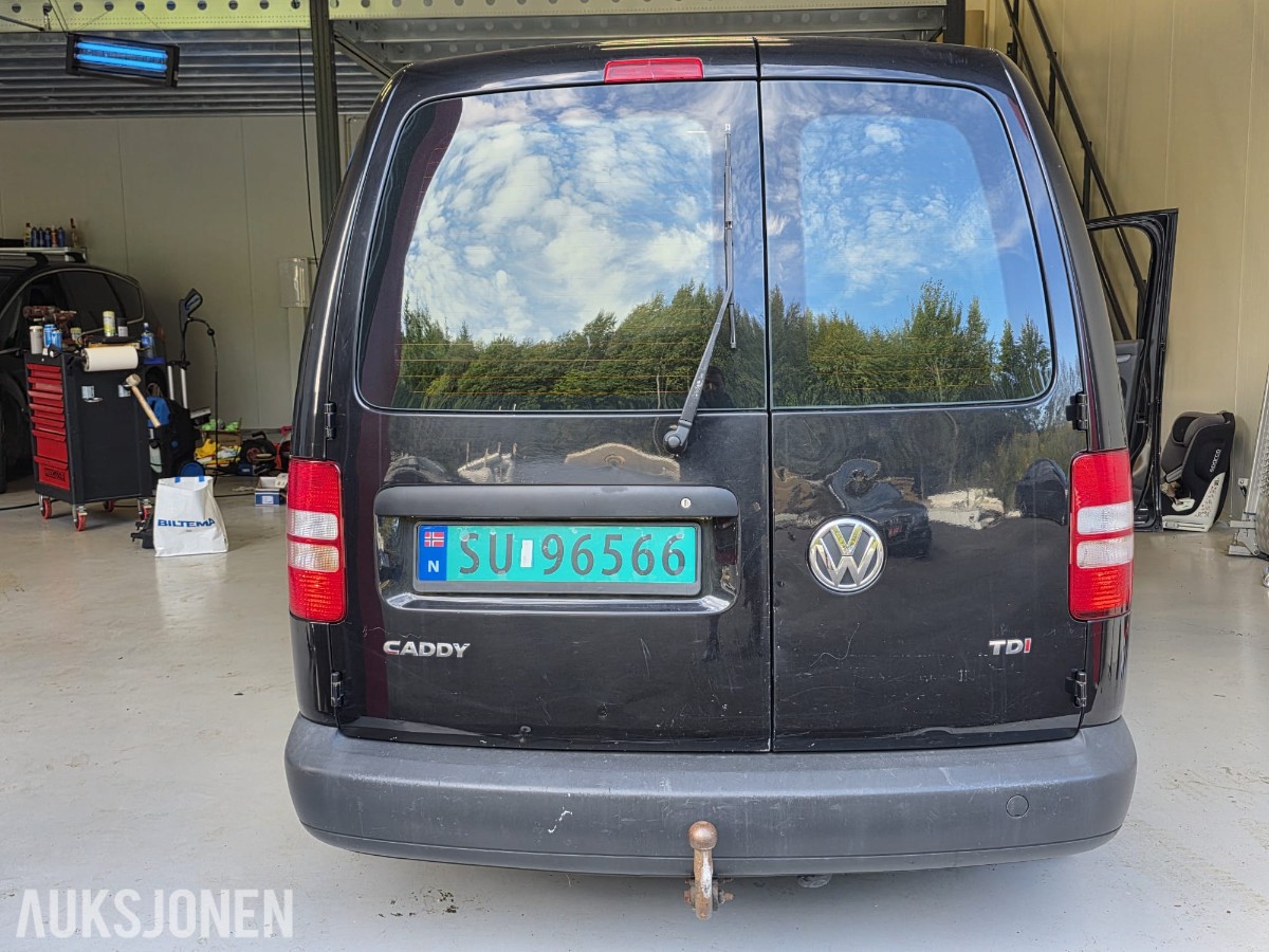 2011 VOLKSWAGEN CADDY MAXI 1.6 TDI HENGERFESTE NORSK BIL