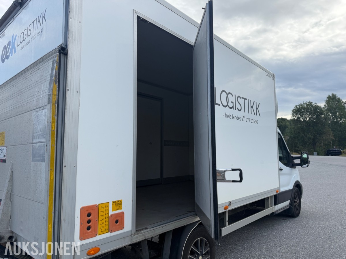 2020 FORD TRANSIT 2.0 185 AUTOMAT SKAP BAKLØFTER WEBASTO CRUISE KAMERA