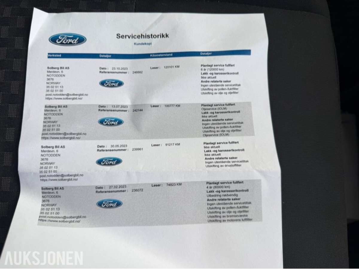 2020 FORD TRANSIT 2.0 185 AUTOMAT SKAP BAKLØFTER WEBASTO CRUISE KAMERA