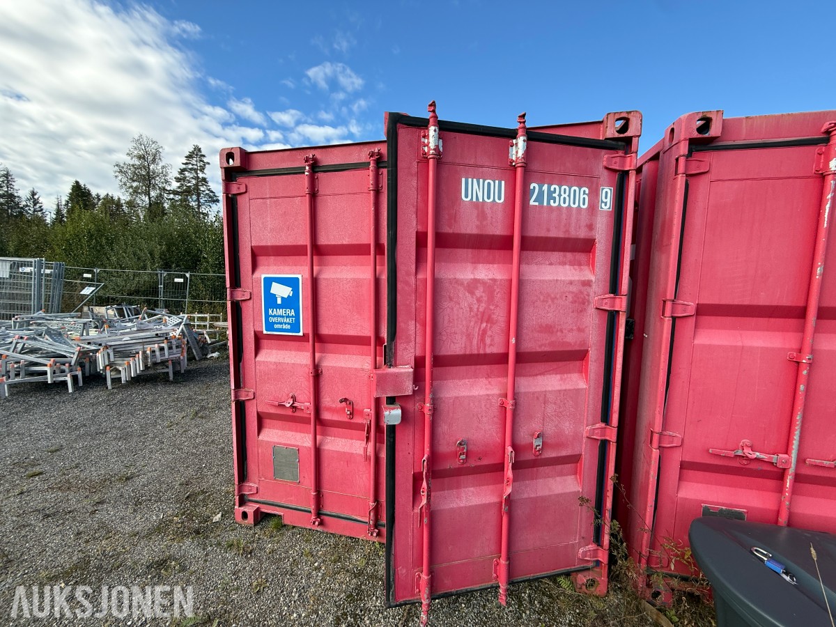 10-fots lager-/verkstedcontainer med elektrisk anlegg – 2015