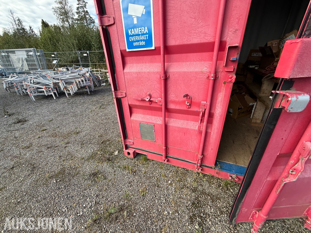 10-fots lager-/verkstedcontainer med elektrisk anlegg – 2015