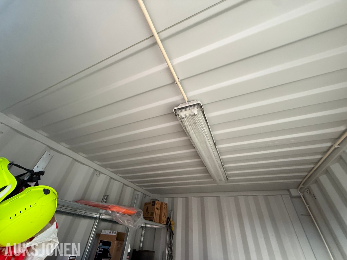 10-fots lager-/verkstedcontainer med elektrisk anlegg – 2015