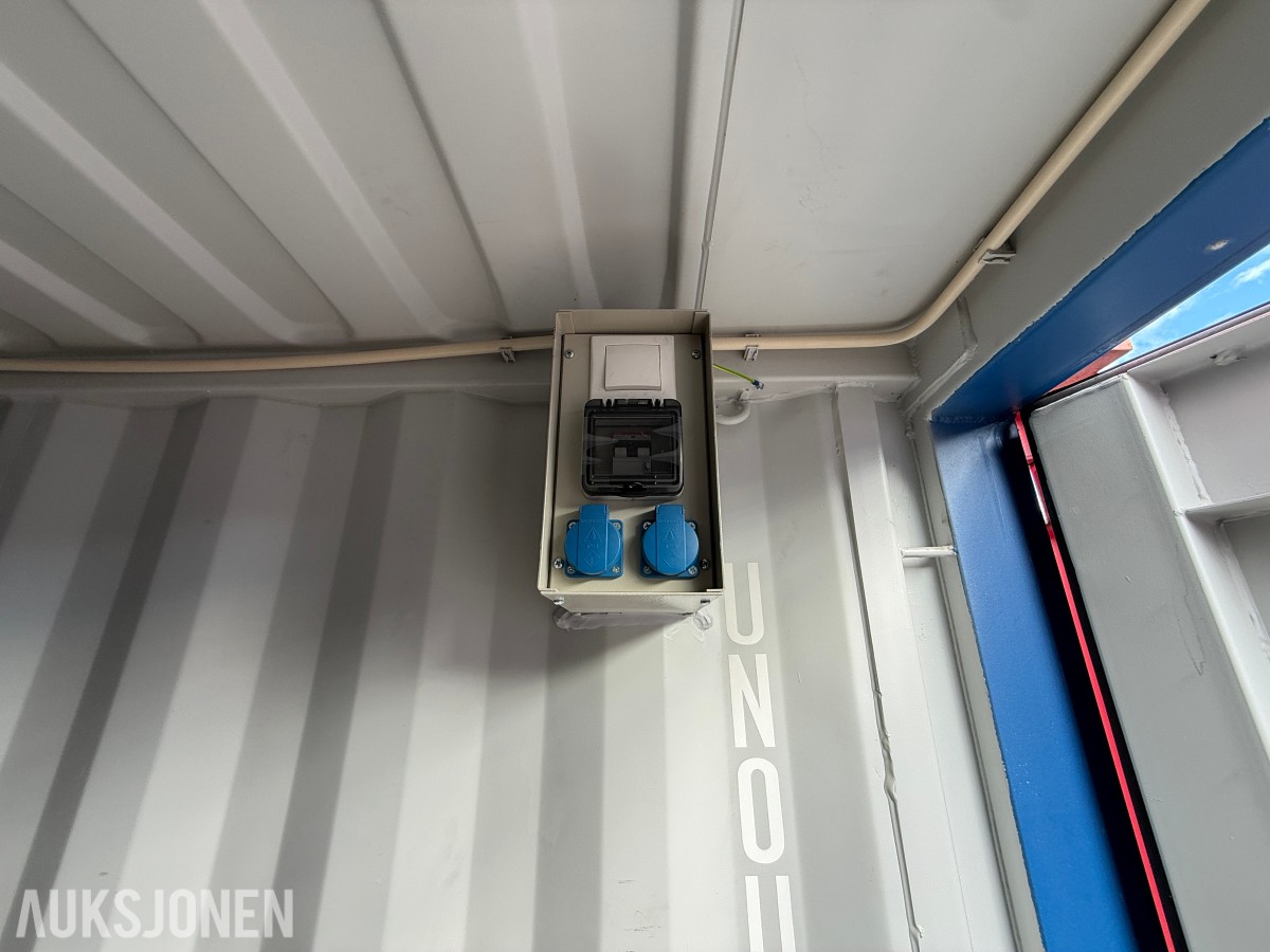 10-fots lager-/verkstedcontainer med elektrisk anlegg – 2015