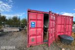 10-fots lager-/verkstedcontainer med elektrisk anlegg – 2015