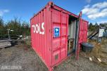 10-fots lager-/verkstedcontainer med elektrisk anlegg – 2015