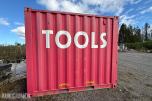 10-fots lager-/verkstedcontainer med elektrisk anlegg – 2015