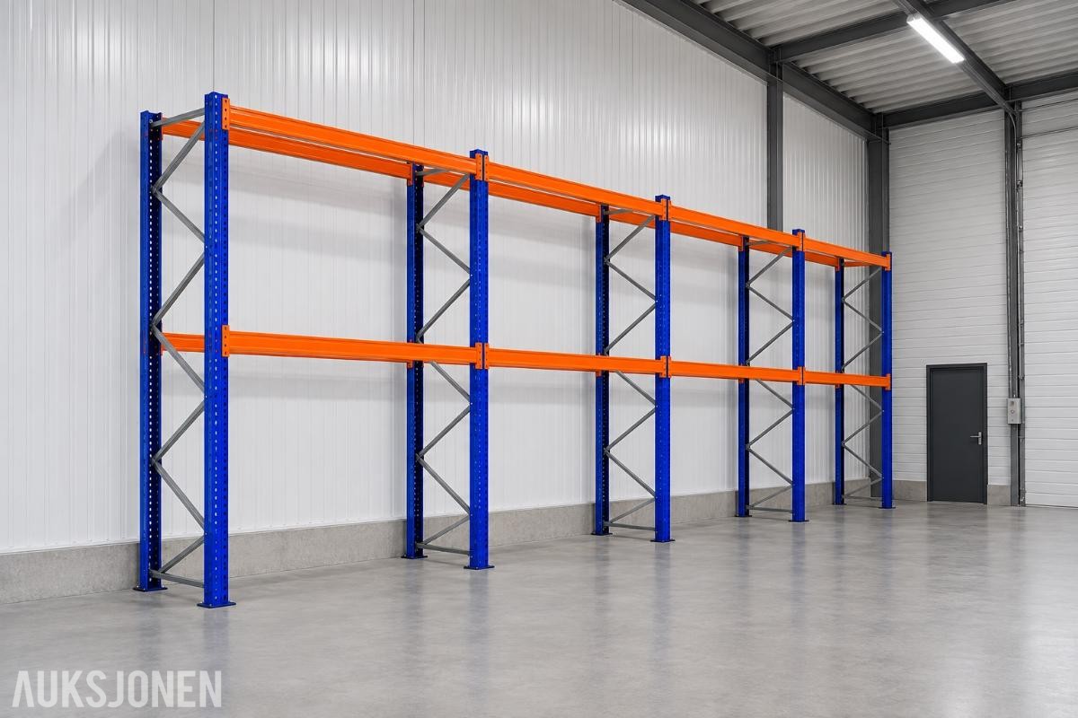 Pallereoler 4 seksjoner på totalt 11,3m lengde