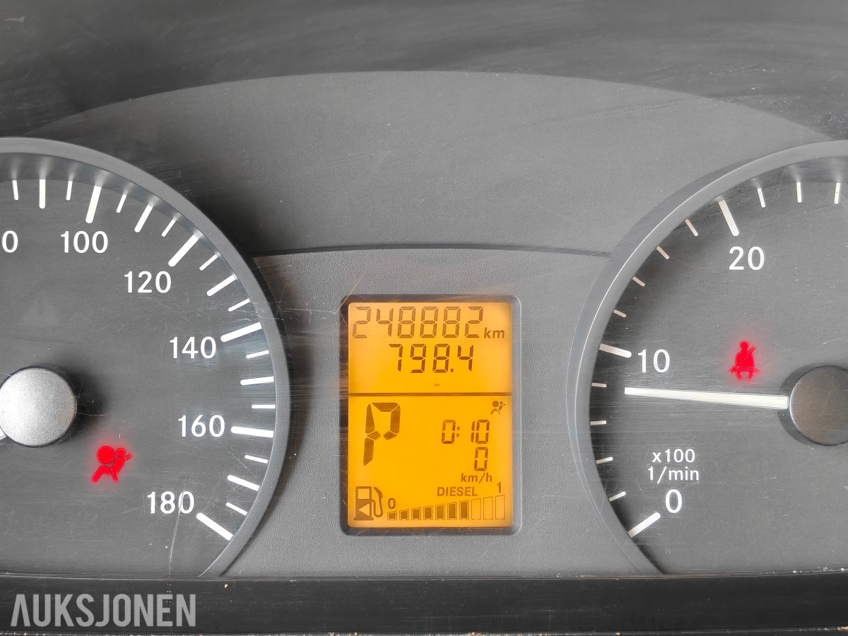 2016 MERCEDES-BENZ SPRINTER 163 HK AUT KJØL/FRYS SKAP VARMER 3-SETER