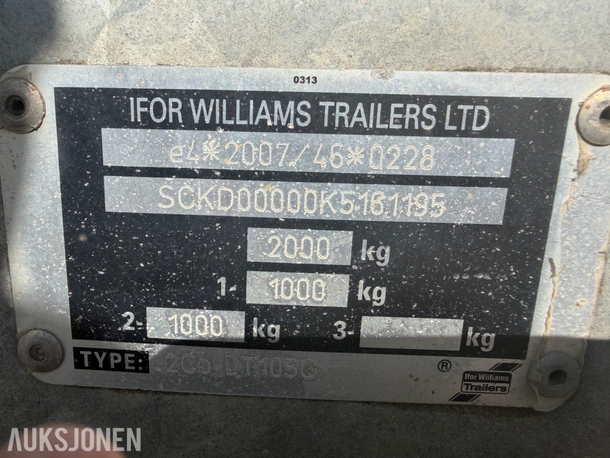 Ifor Williams LT 105C