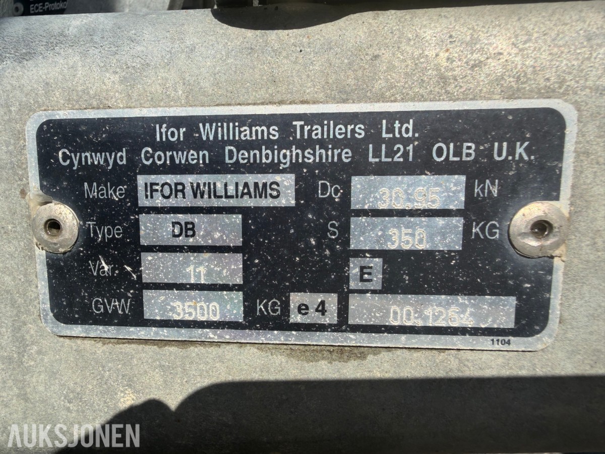 Ifor Williams LT 105C