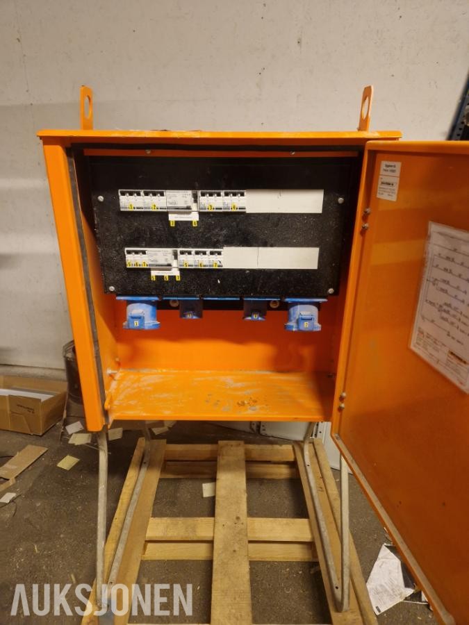 Strømskap - Provskap - Byggstrøm - 125A 230V