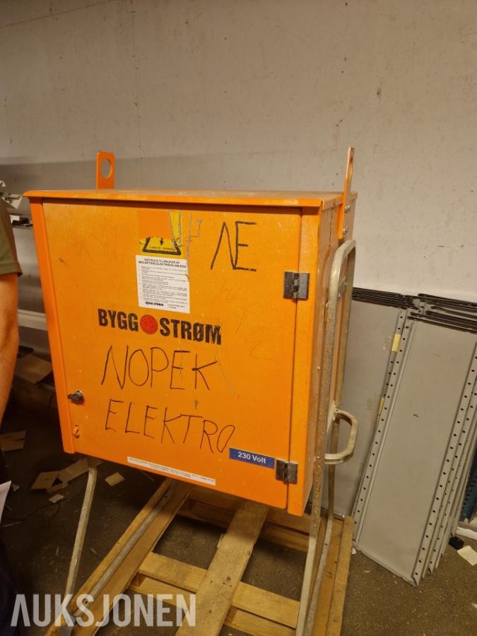 Strømskap - Provskap - Byggstrøm - 125A 230V