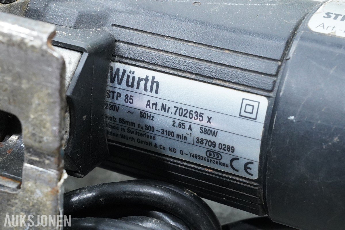 Verktøypakke - Hitachi, Bosch, ESSVE, Würth og DeWalt
