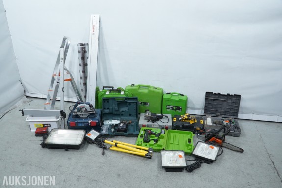 Verktøypakke - Hitachi, Bosch, ESSVE, Würth og DeWalt