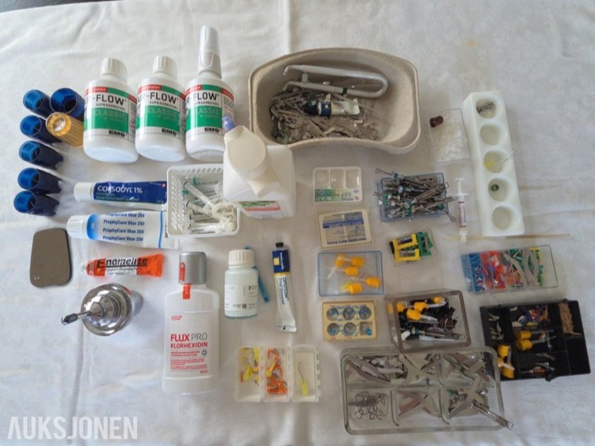 Dentalutstyr og forbruksmateriell – EMS AIR-FLOW, matrisesystemer og poleringsutstyr