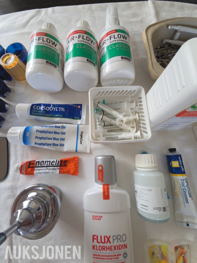 Dentalutstyr og forbruksmateriell – EMS AIR-FLOW, matrisesystemer og poleringsutstyr